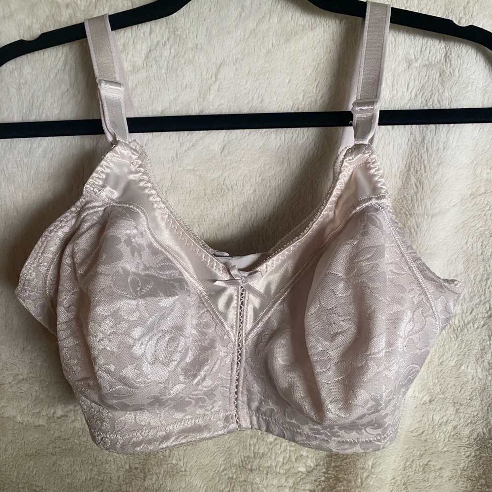 Bali Double Support Light Nude Floral Bra 38DD